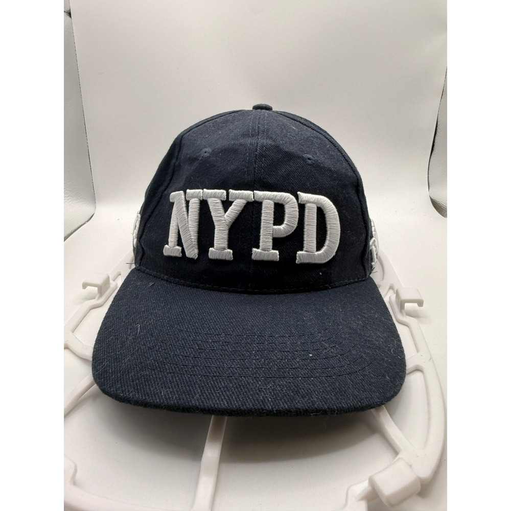 NYPD‎ Baseball Cap Mens OSFM Navy Blue Excellent Embroidered Police Hat